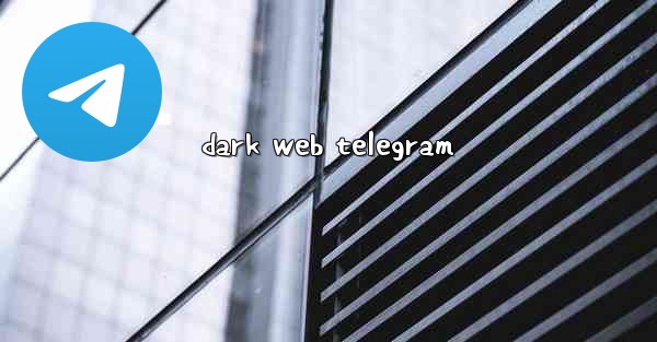 dark web telegram