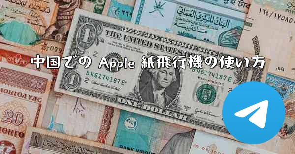 中国での Apple 紙飛行機の使い方