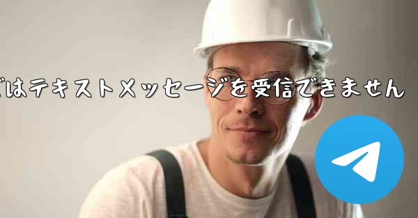 <b>Paper Planeの国内携帯電話番号ではテキストメッセージを受信できません</b>