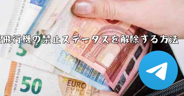 紙飛行機の禁止ステータスを解除する方法