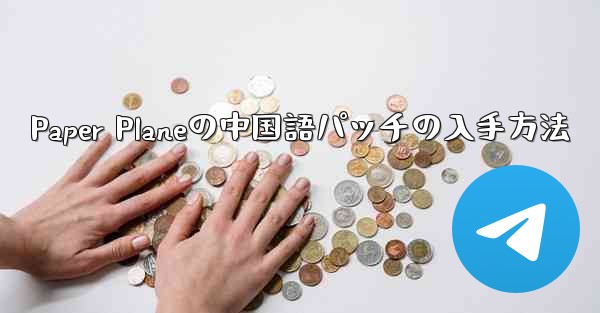 Paper Planeの中国語パッチの入手方法