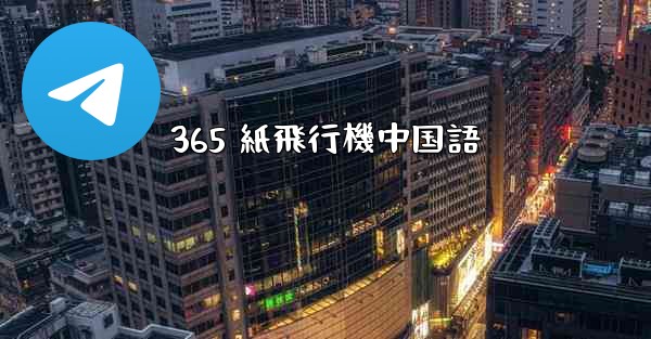 365 紙飛行機中国語