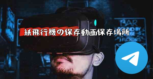 紙飛行機の保存動画保存場所