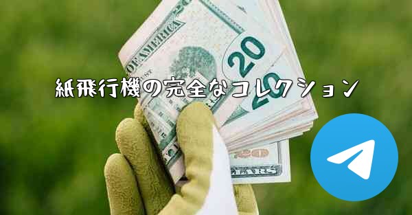 紙飛行機の完全なコレクション