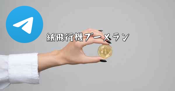 紙飛行機ブーメラン