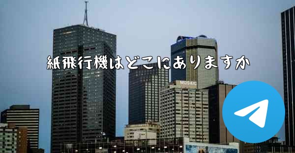 紙飛行機はどこにありますか