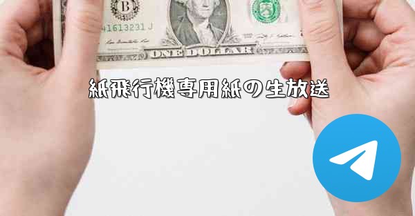 紙飛行機専用紙の生放送