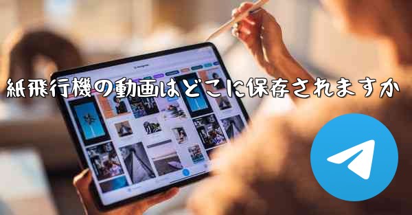 紙飛行機の動画はどこに保存されますか
