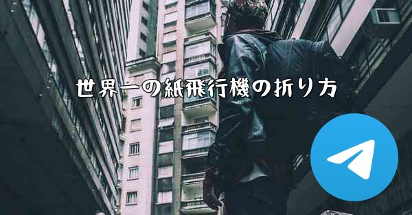 <b>世界一の紙飛行機の折り方</b>