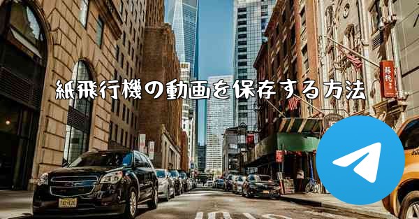 紙飛行機の動画を保存する方法
