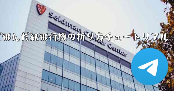 今までで一番遠くまで飛んだ紙飛行機の折り方チュートリアル