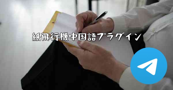 紙飛行機中国語プラグイン