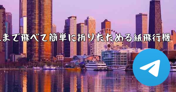 100メートルまで飛べて簡単に折りたためる紙飛行機
