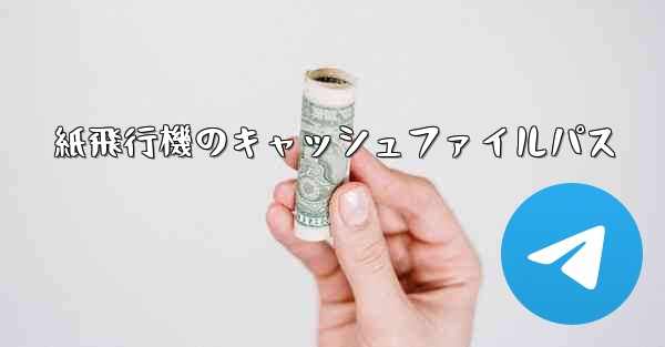 紙飛行機のキャッシュファイルパス