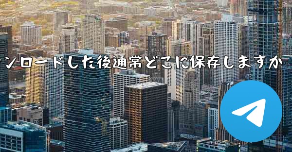 iPad にファイルをダウンロードした後通常どこに保存しますか